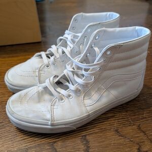 White High-Top Sneakers